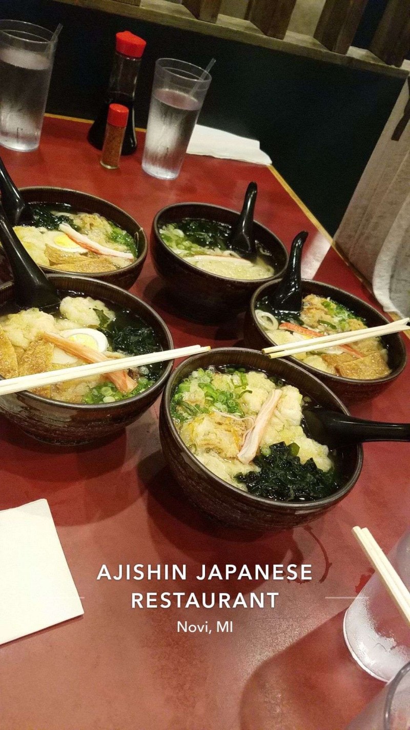 My dinner from Ajishin Japanese Restaurant