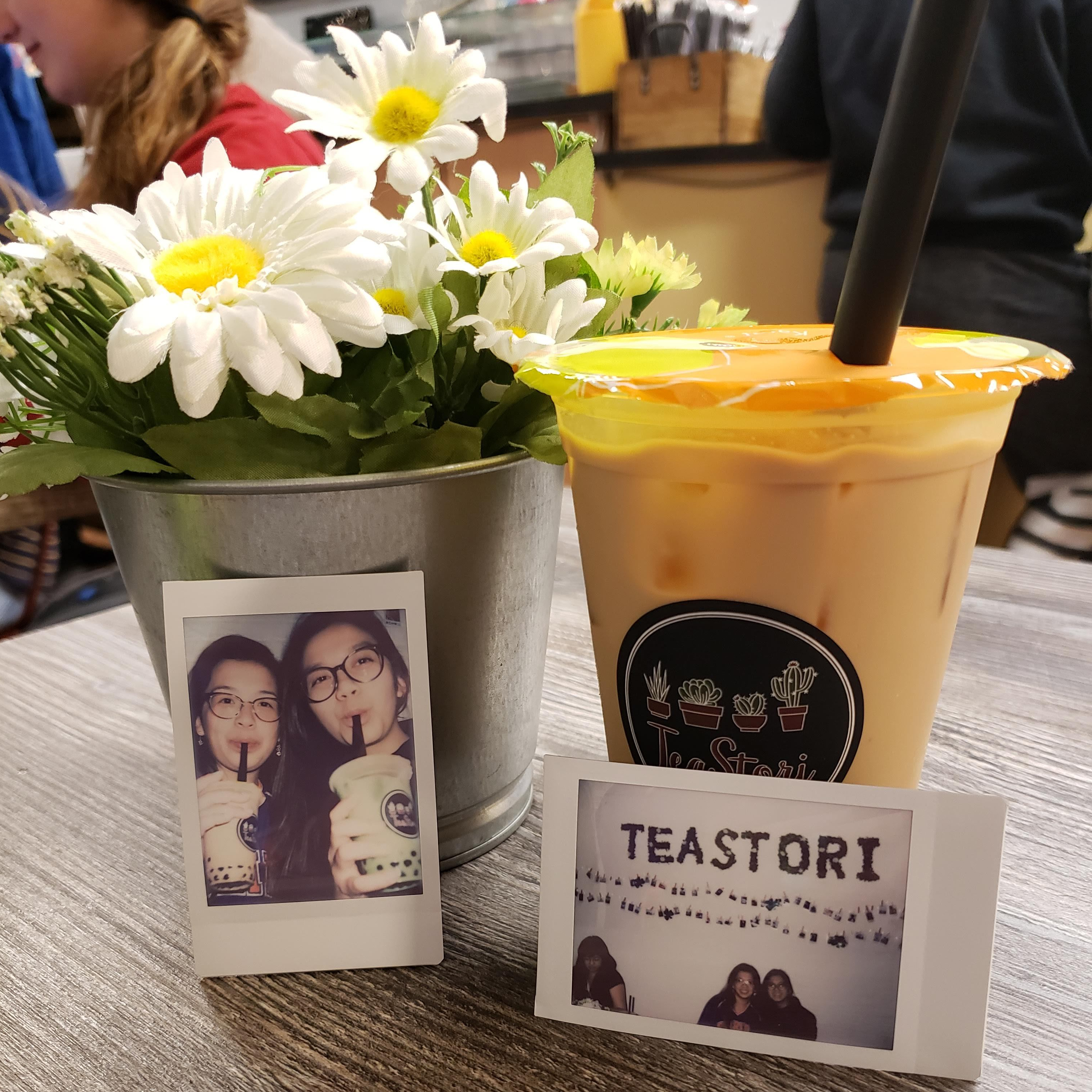 Some Polaroids taken at a tea shop that I like in Gainesville.