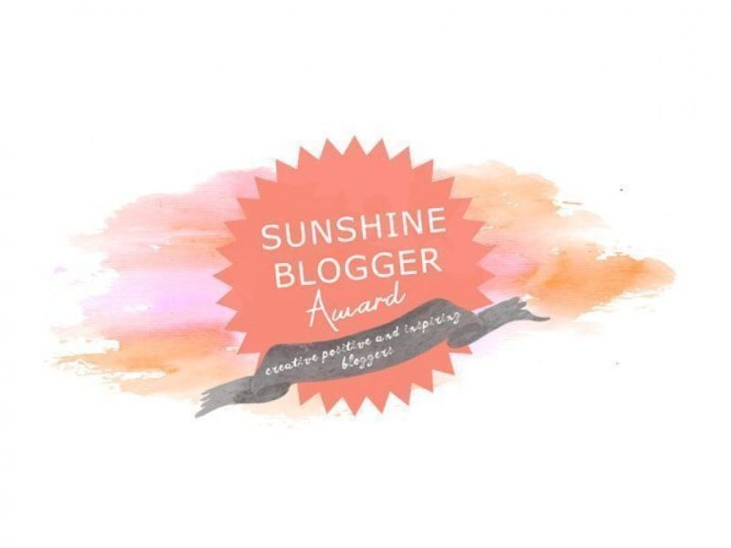 Sunshine Blogger Award