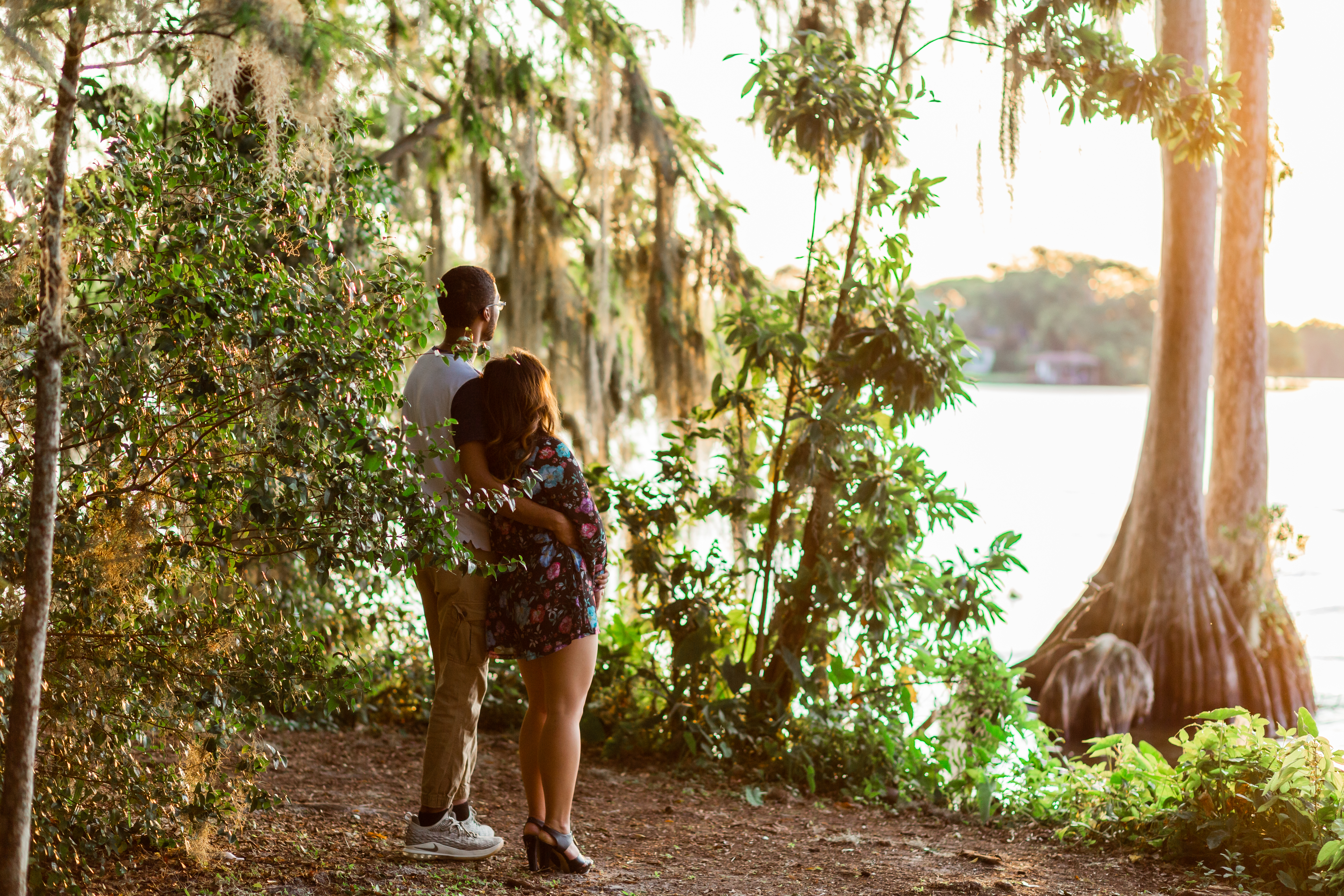 This photo was taken at our anniversary shoot. It's probably one of my favorites, because it's so hopeful, and even though you can't see our faces, I believe we're smiling and content with our lives.