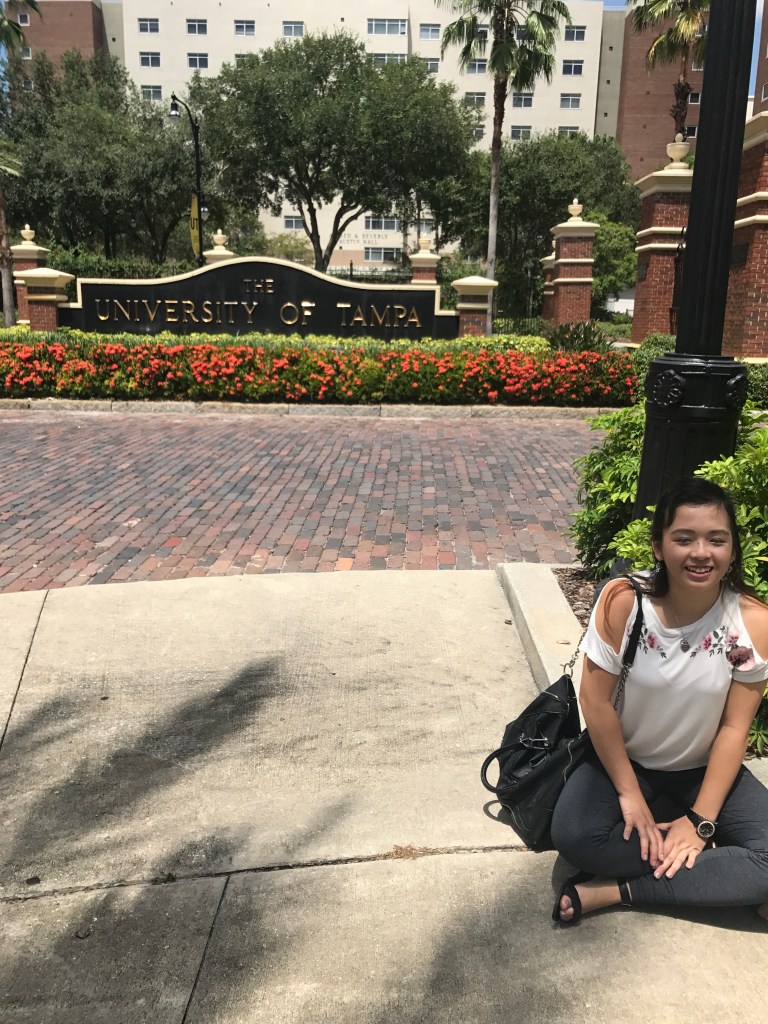 Was the sun in my eyes, or was I struggling to stay awake? I'm not quite sure anymore. But here's a photo of me from when I was in Tampa.