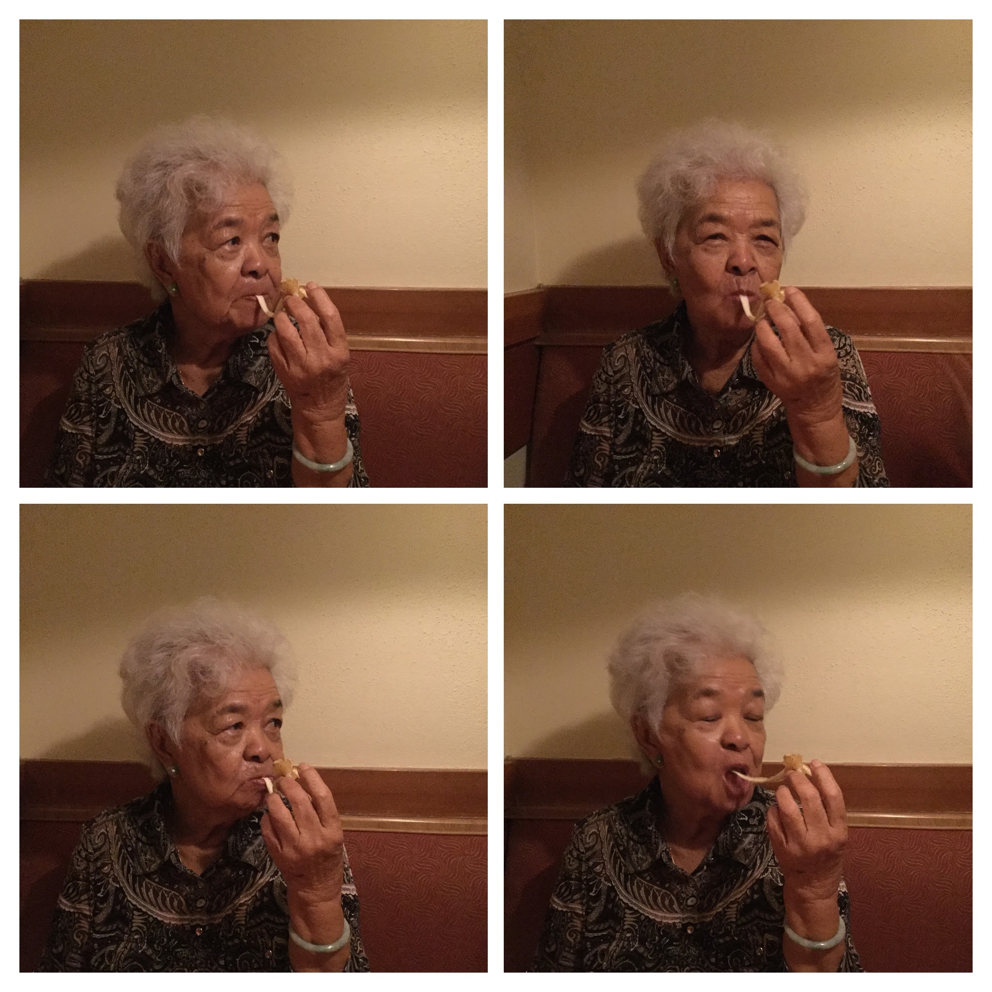 Look at these faces and tell me that this beautiful woman could not convince you to eat more of what is on your plate. She is beautiful and I love her so much.