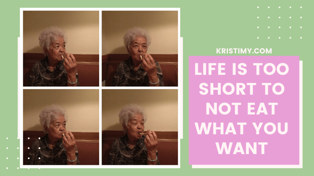 Life Is Too Short to Not Eat What You Want Header Image