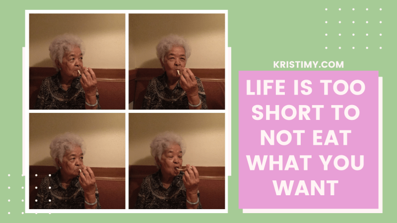 Life Is Too Short to Not Eat What You Want Header Image