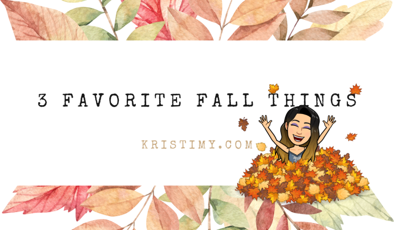 Favorite Fall Things Header Image