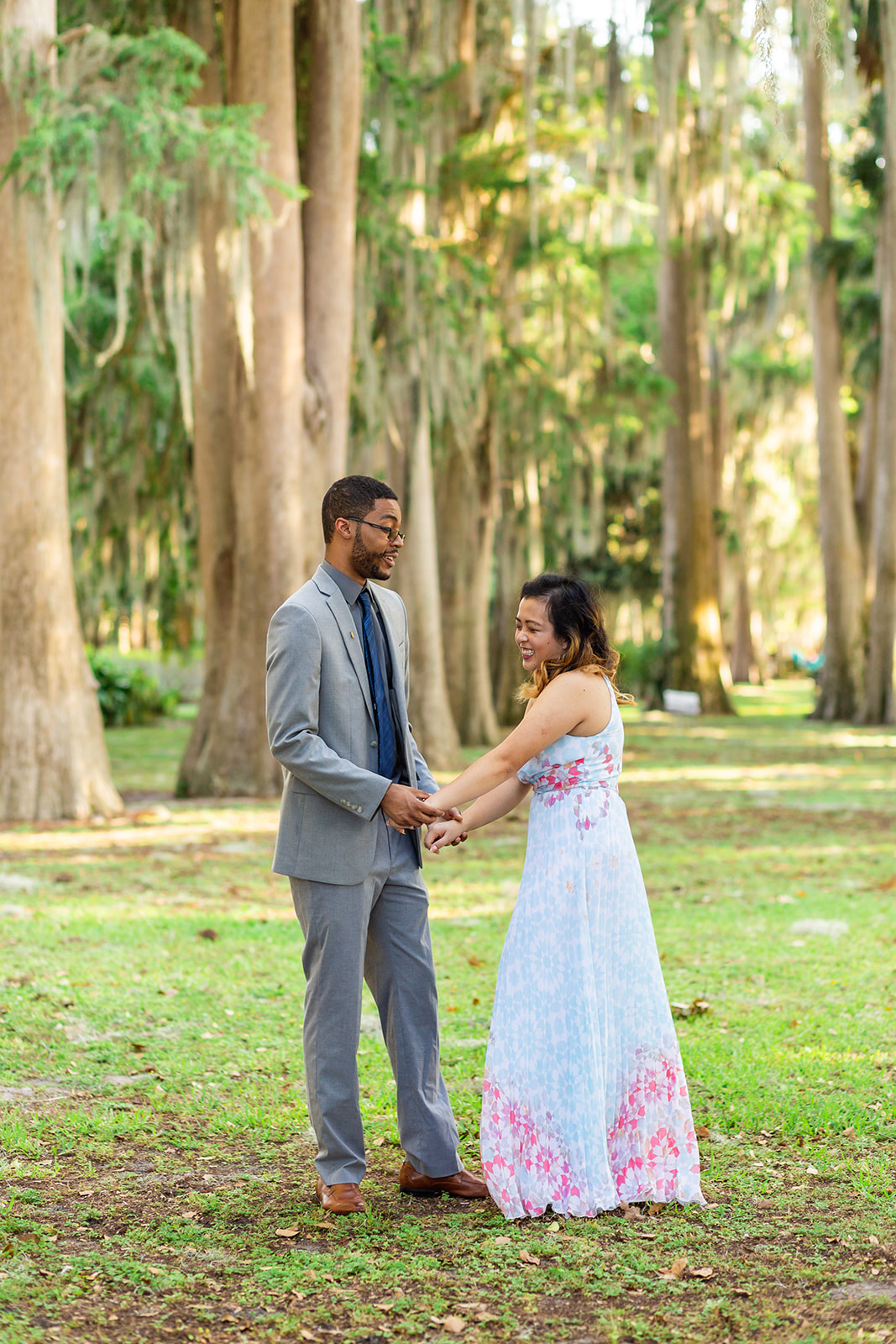 So for our anniversary, I asked him if we could wear the outfits from the night we met and take pictures. As you can see, he said yes.