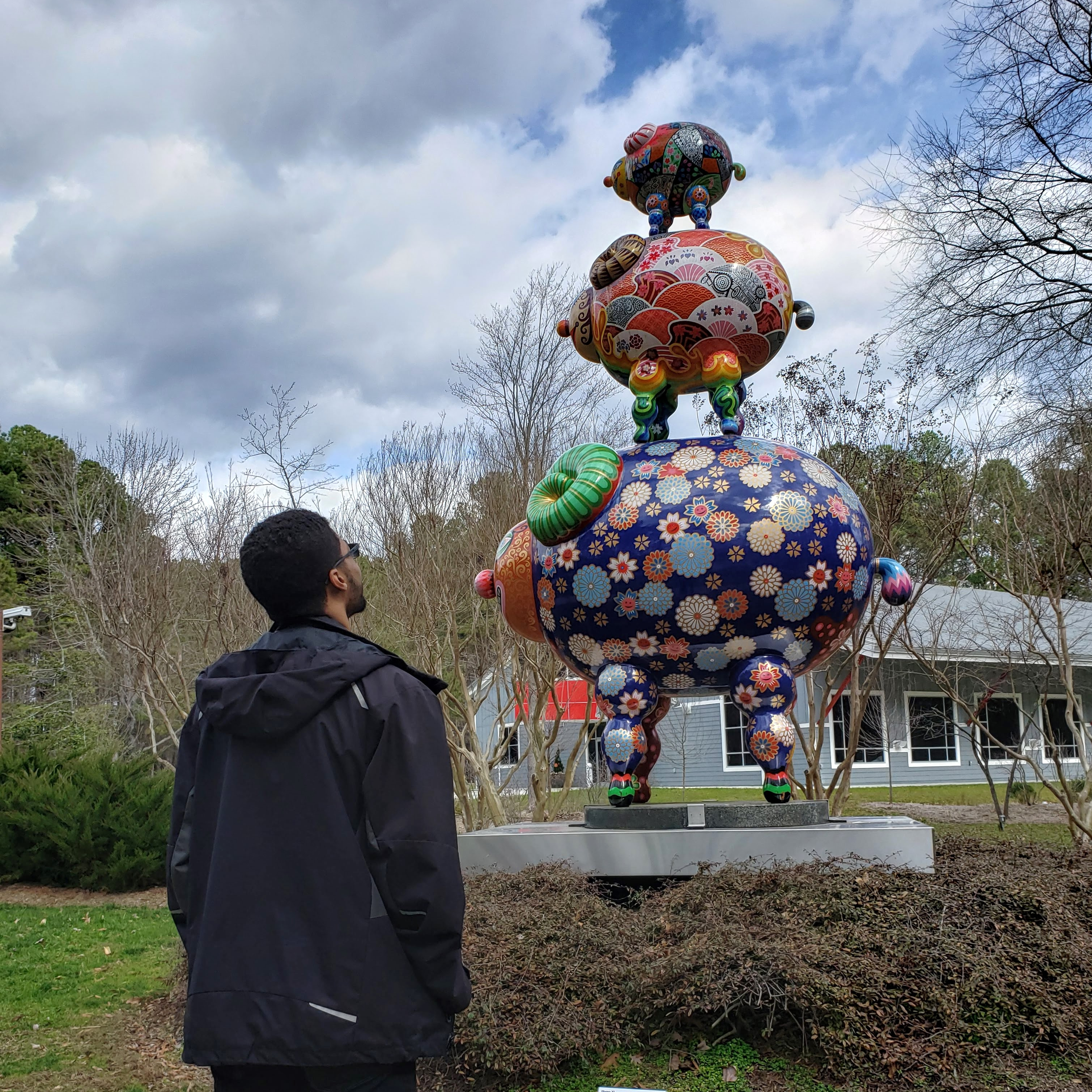 I appreciate that he enjoys visiting museums as much as I do, because not everyone is okay with sitting and speculating in their own minds. Luckily, he's also not opposed to hearing all the things that go on in my mind.