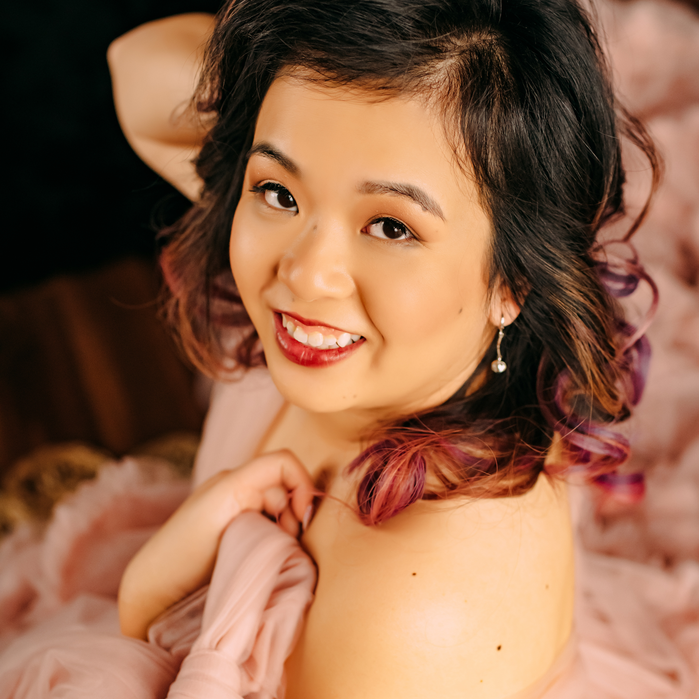 I think some people are afraid of turning into their parents, and there have certainly been times where I get photos of myself and I get the impression of looking like my mom. I thought I cut all those photos, but the more I look at this one, the more I get that impression. It's probably great that I have some great genetics, but I don't know if I want to think of my mom in a sexy way.