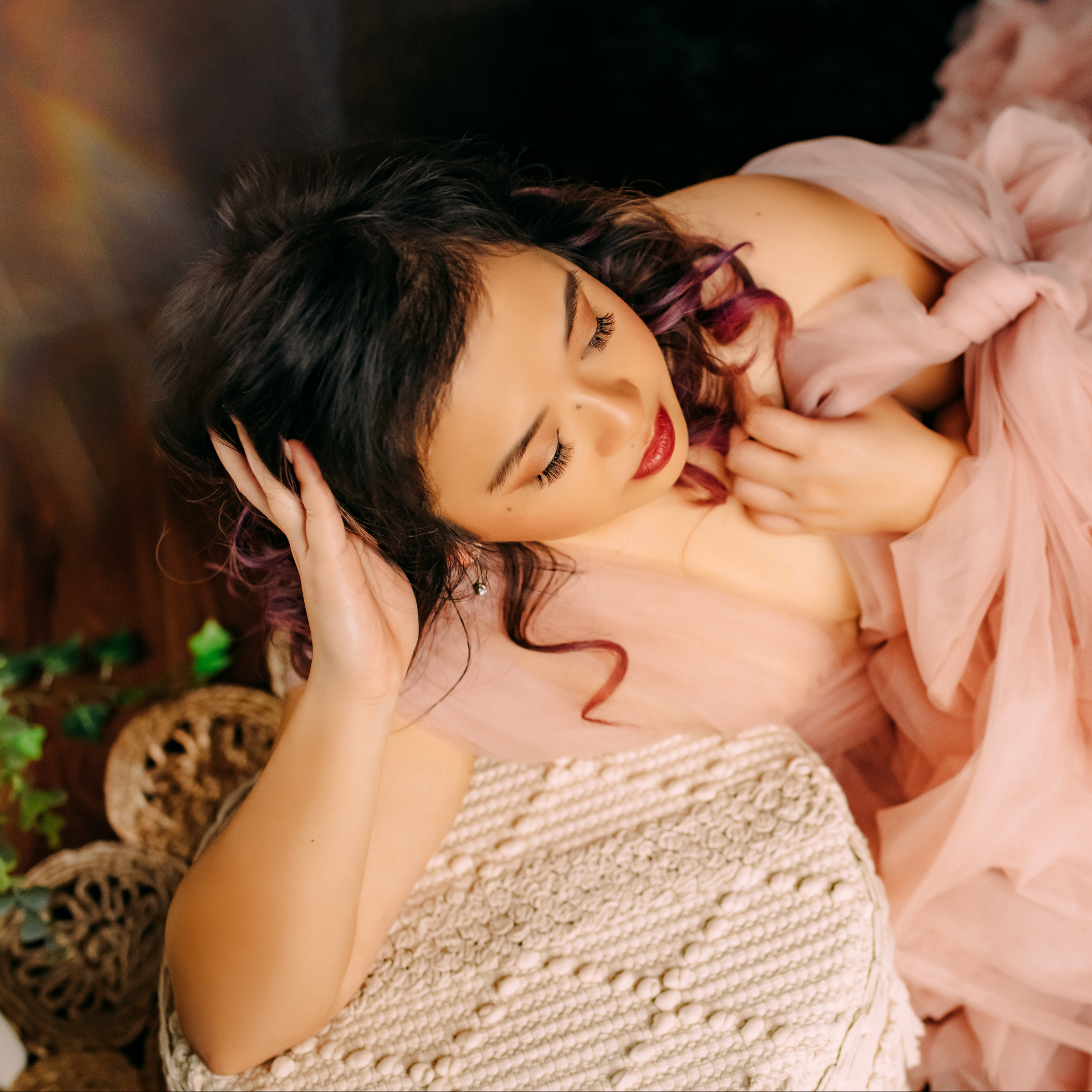 While the impression of fabulous and carefree may be the message of some sexy photos, let me tell you that moving about in this robe is heavy. It was a lot of work, but it was probably well worth it for how these photos turned out.