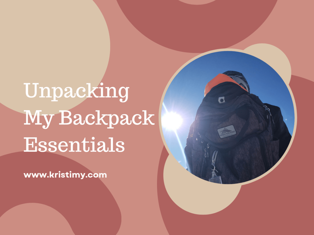 Unpacking My Backpack Essentials Header Image