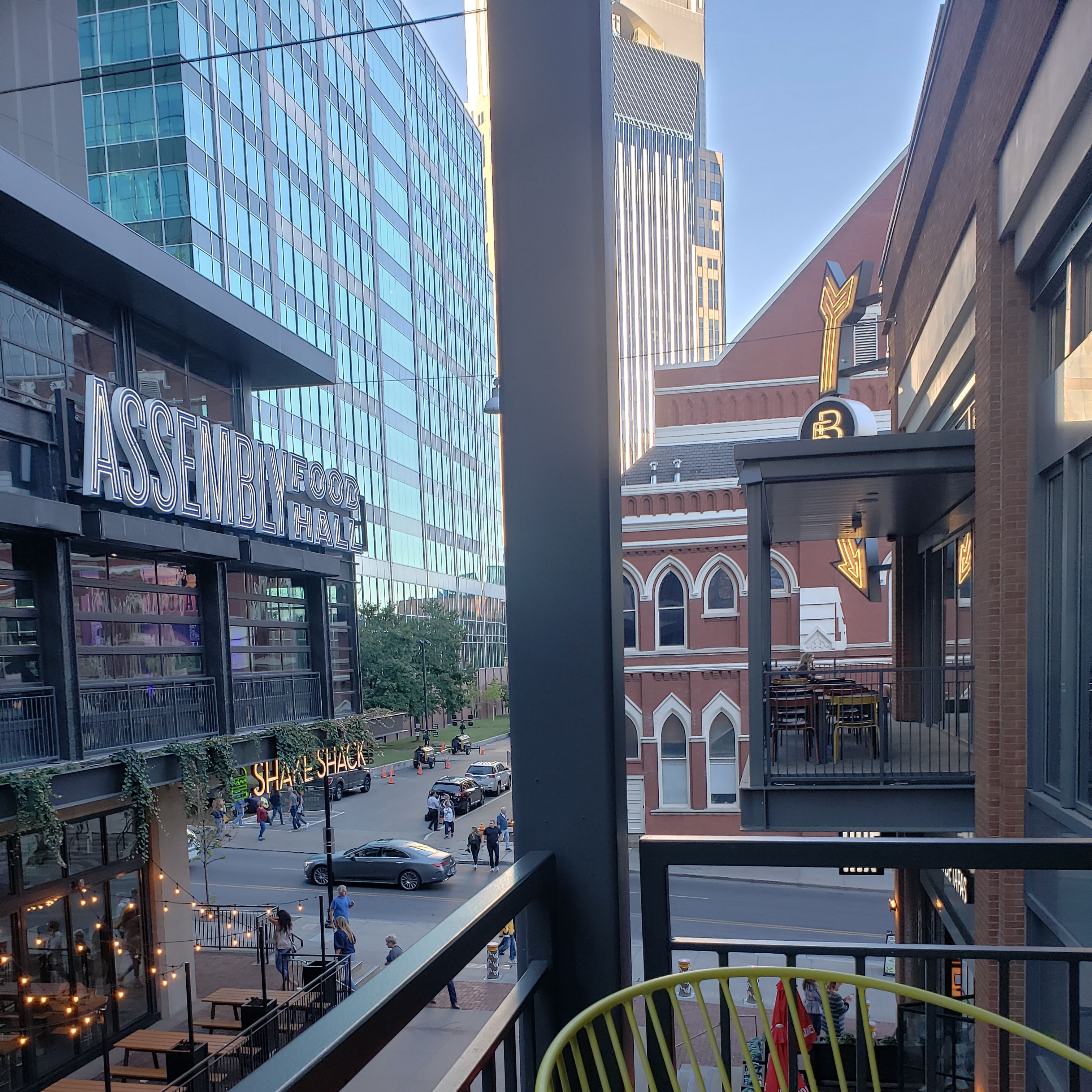 I have a love for food halls, and I especially loved the atmosphere of this one. Live music, outdoor seating, and so many options. I got to have sushi and then Hawaiian shaved ice, and all of it was so good. This would be a place I would want to have to go to again if I ever came back.