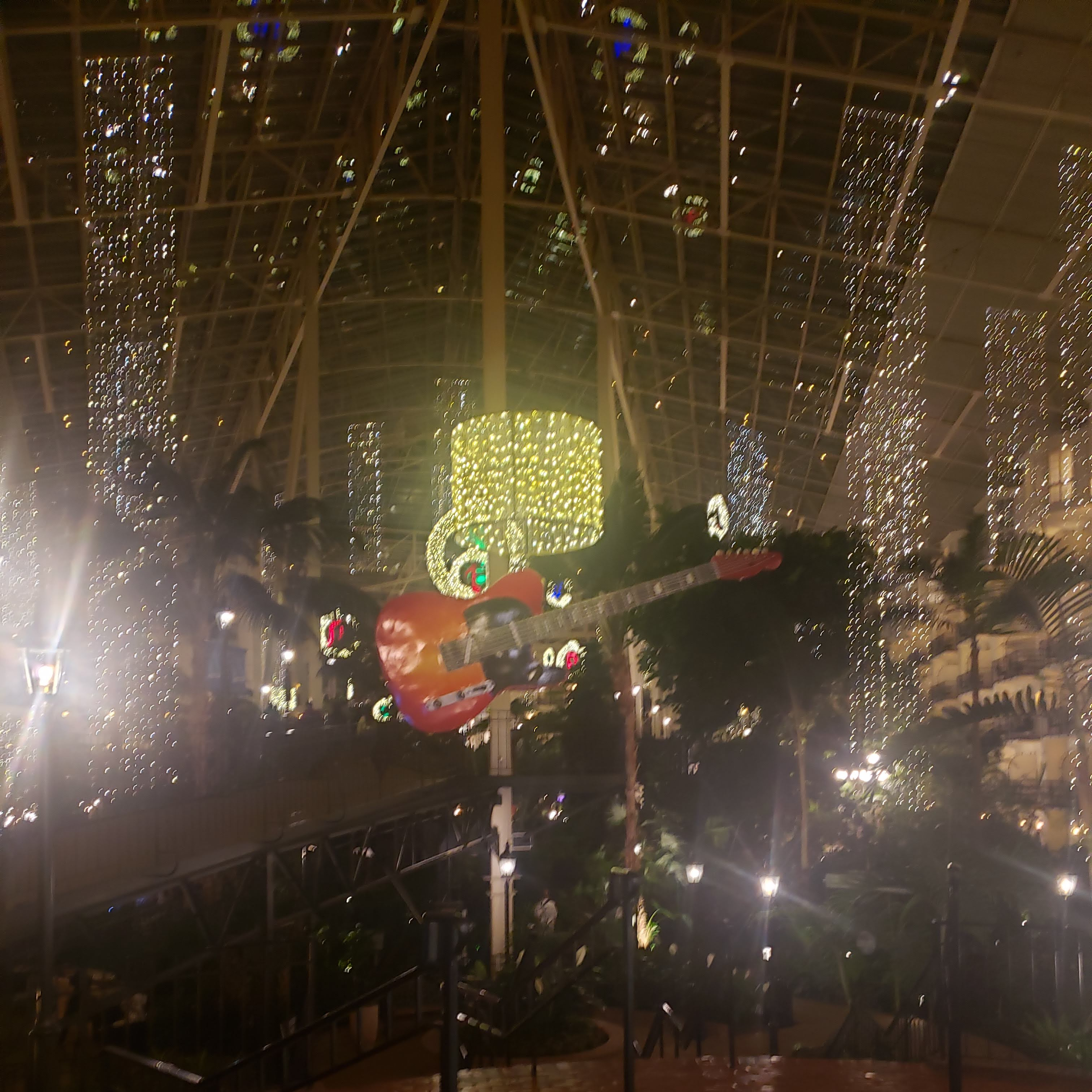 None of the pictures that I took compare to how beautiful and magical this place is. This little corner looks nice, but it looked amazing in person. All the lights seemed to twinkle, and I kind of wanted to dance with my boyfriend in the garden even though I can't dance.