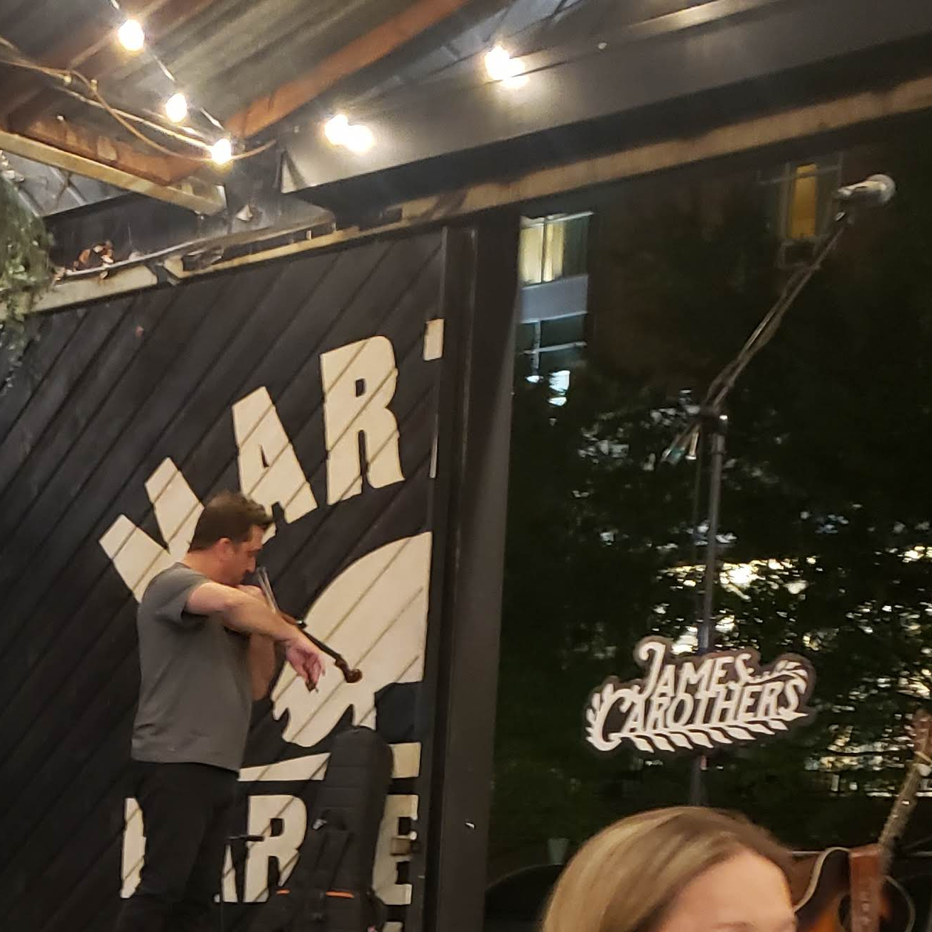 It was so cool to experience live country music. After our dinner, Asanti said that he understood why people enjoyed live country music and said that he would hire James Carothers for our wedding. I was the one that said I had to think about it, but it really is an experience everyone should try once.