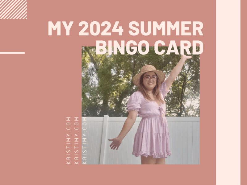My 2024 Summer Bingo Card Header Image