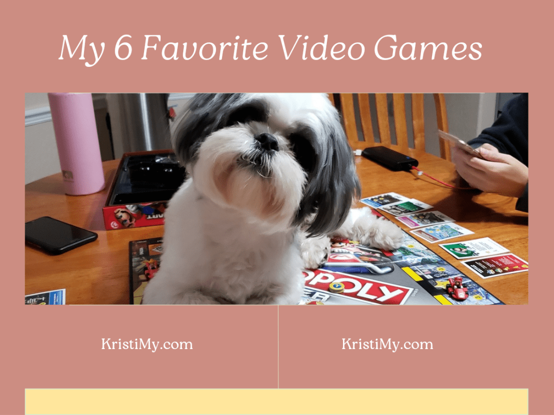 My 6 Favorite Video Games Header Image