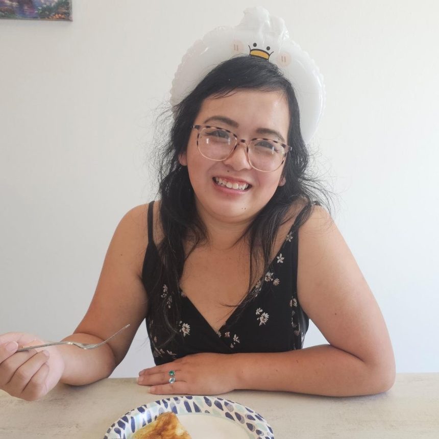 Here is a photo of me at my new dining table eating breakfast on my birthday. I can't tell if I still had food in my mouth when this photo was taken...